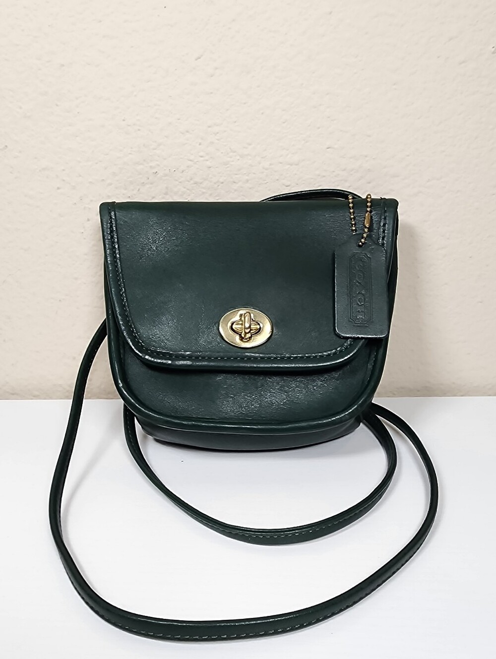 Bottle Green Vintage Everett Bag #9934